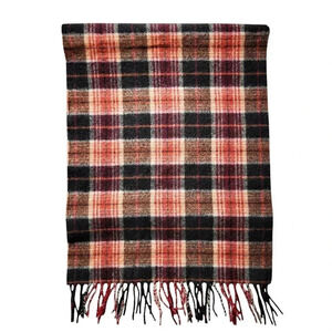 Lambswool Plaid Tartan Scarf Unisex Cozy Heritage Wool Winter Gift